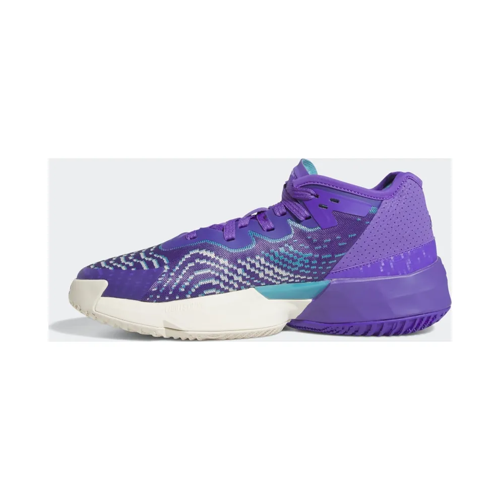 adidas D.O.N. Issue 4 Purple Rush / Off White / Clear Aqua (HR0710)