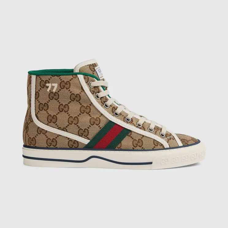 Gucci Tennis 1977 High Top GG (W) (627838 HVK70 9765)