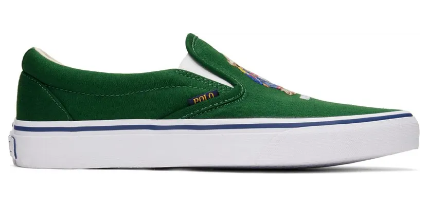 Ralph Lauren Green Keaton Slip-On FOREST (816877739002)