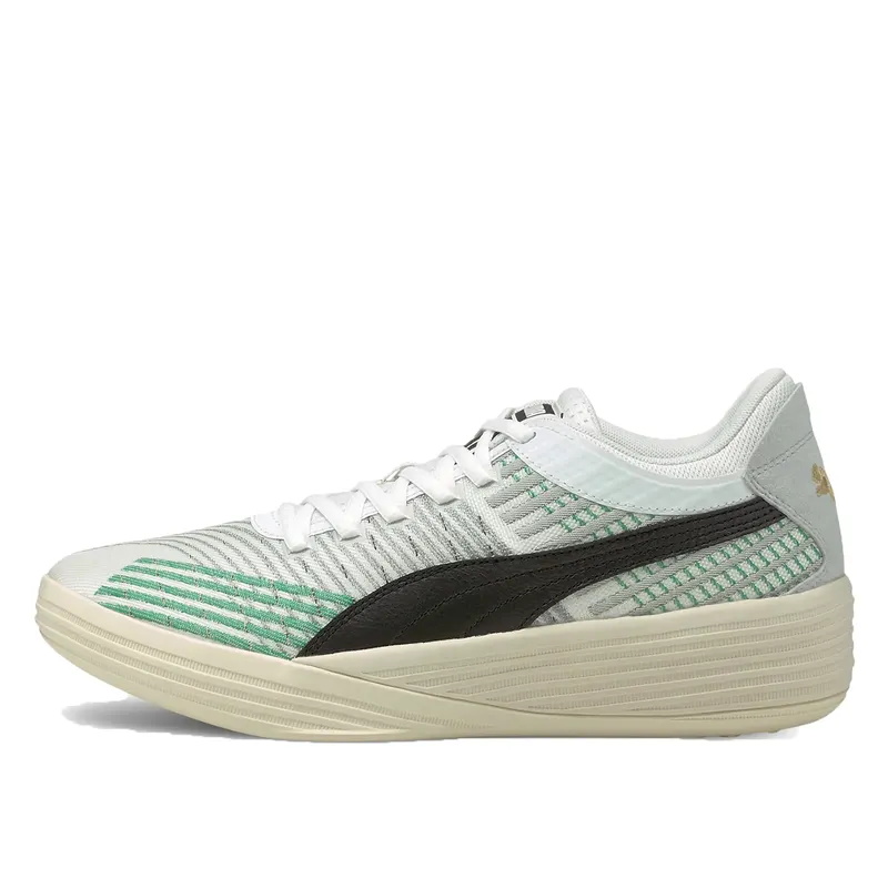 Puma Clyde All-Pro Coast 2 Coast Basketball Shoes White/Green (195124-01)