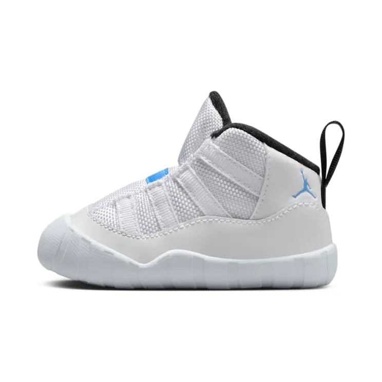 Jordan 11 Retro Crib Bootie TD “White / Black / Legend Blue” (CI6165-104)