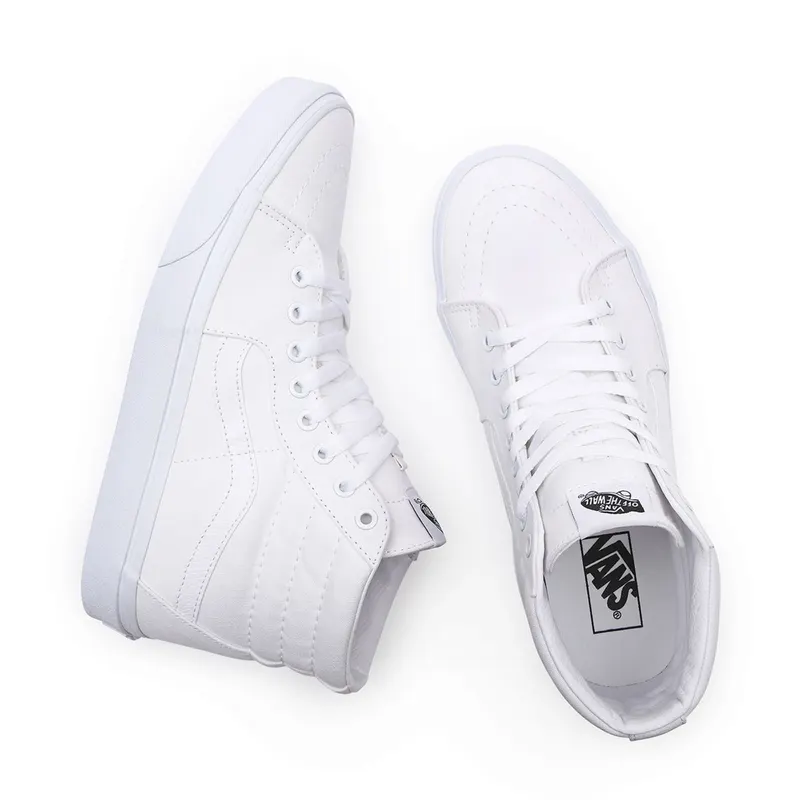 Vans Sk8-Hi True White Leather True White/True White (VN000D5IW00)