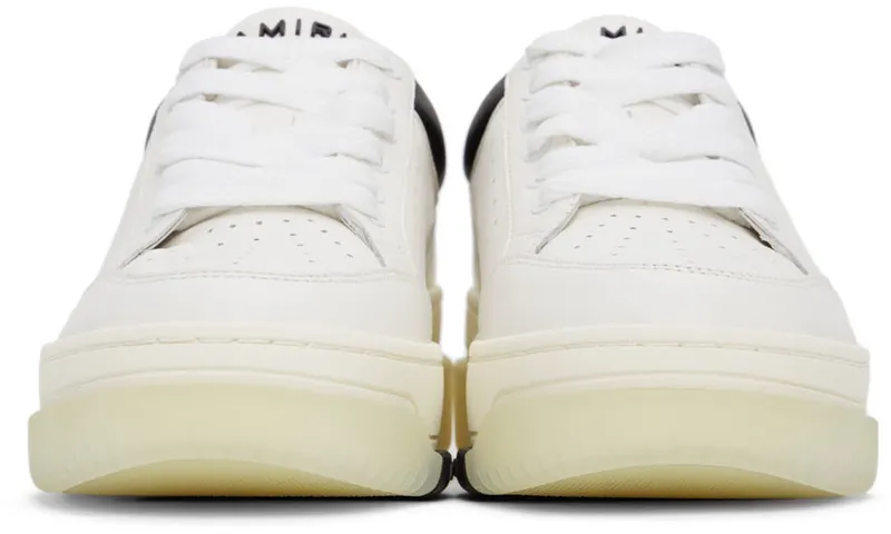AMIRI White & Black Stadium Low Sneakers (PS22MFS007-111)