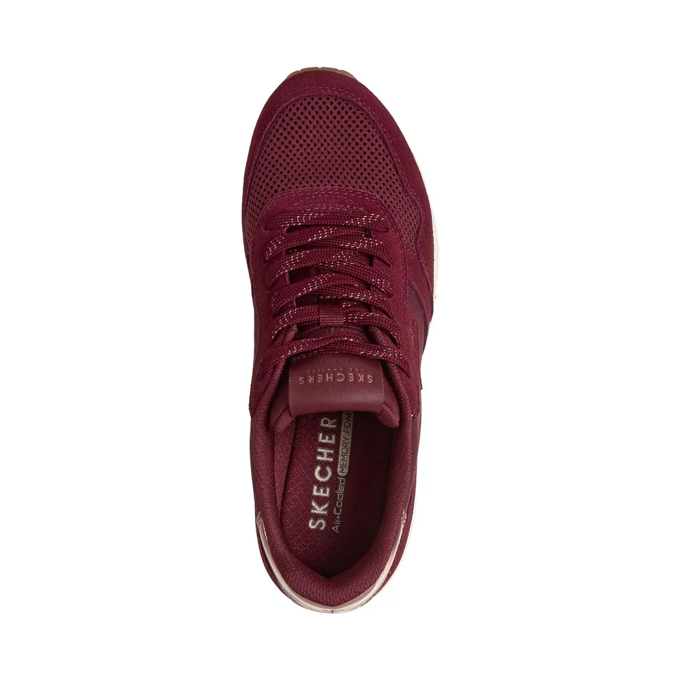 Skechers UNO – Vintage Air Sneaker Bordeauxrood