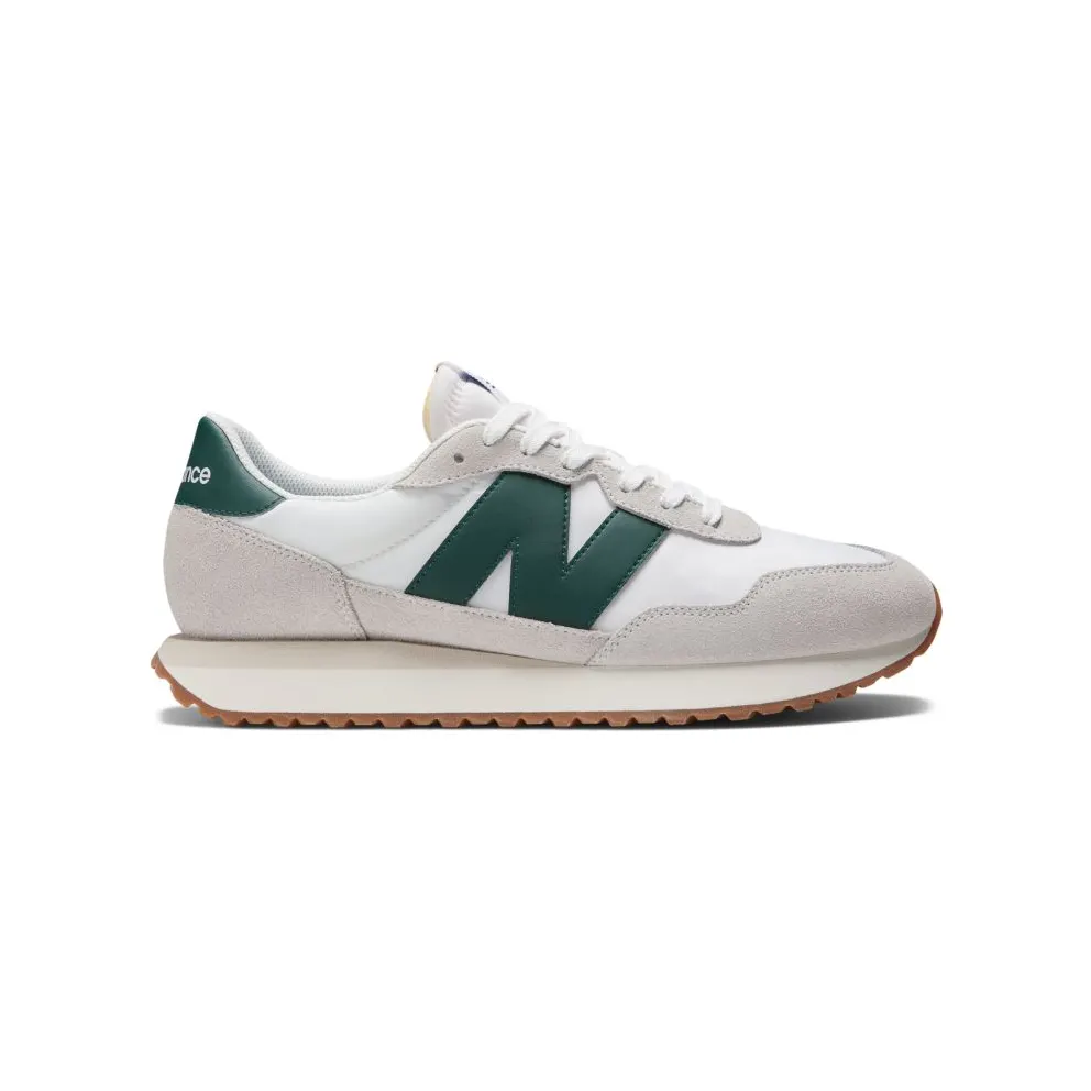 New Balance White & Green 237 (MS237RF)