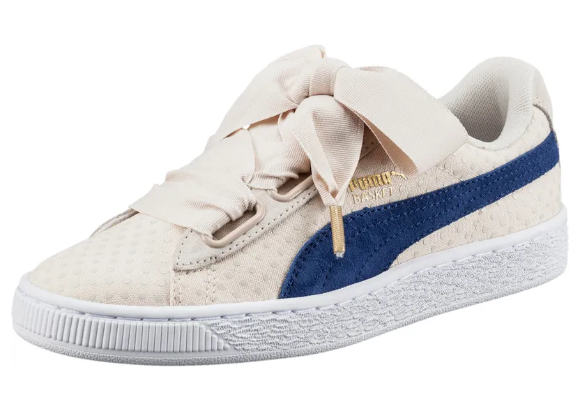 Puma Basket Heart Denim Oatmeal Twilight Blue (W)