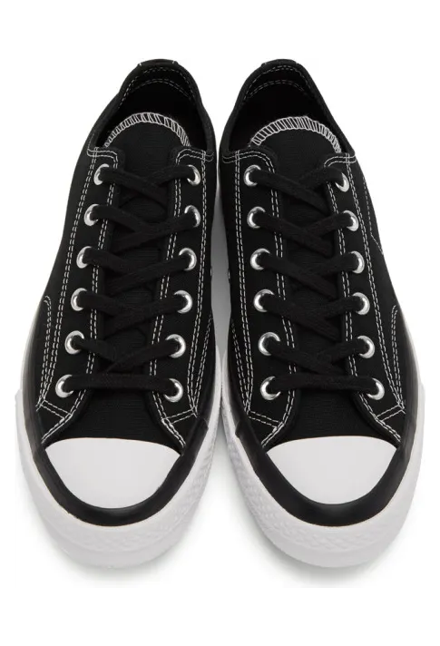 Moncler Genius 7 Moncler Fragment Hiroshi Black Converse Edition Chuck 70 Low-Top Sneakers (4M700 – 00 – 02SLQ) (4)