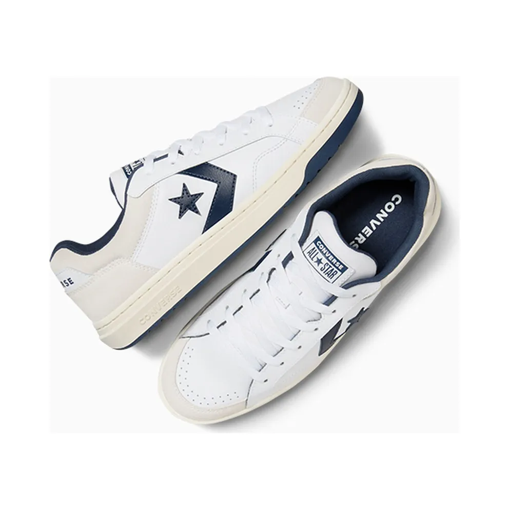Converse Pro Blaze Classic Leather & Suede White/Navy/Vaporous Grey (A10124C)