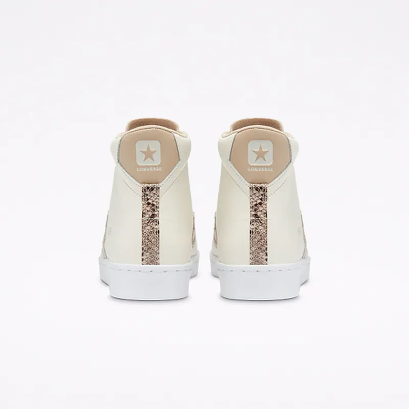 Converse Snake Print Pro Leather High Top Egret/nomad/egret (170497C)
