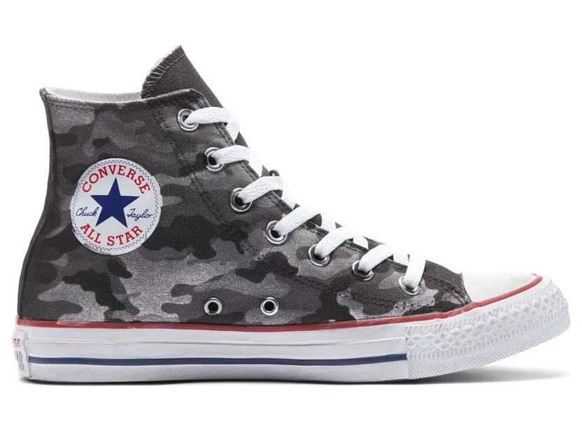 Converse Camo Chuck Taylor All Star High Top Charcoal Grey Camo (171023C)