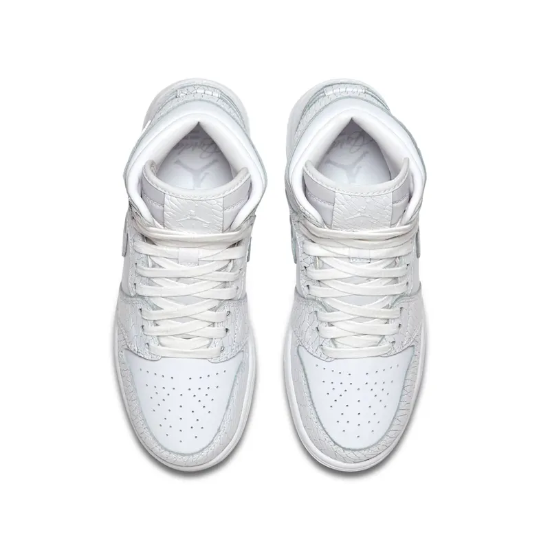 Jordan 1 Retro High Heiress Pure Platinum (GS) White/White-Pure Platinum (832596-100)