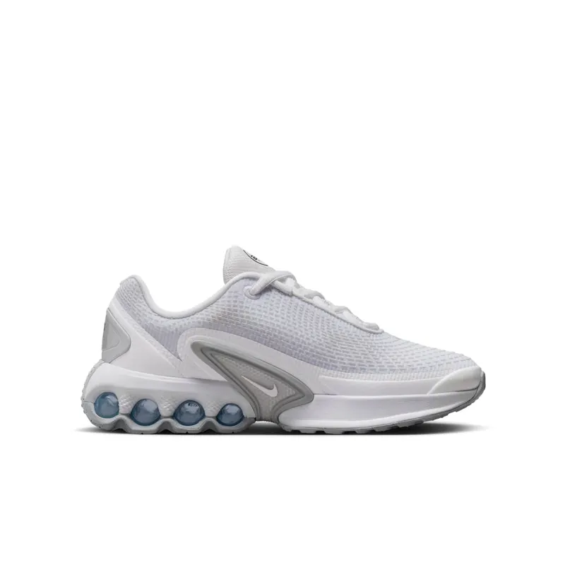 Nike Air Max Dn GS “White Metallic Silver” (FB8987-100)