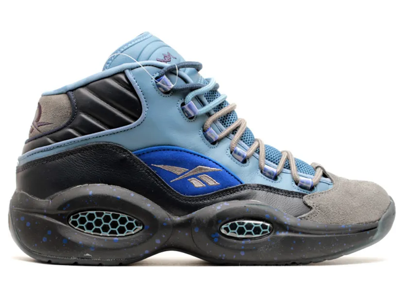Reebok Question Mid Stash Stash/Grey-Navy-Ultramarine (Other Brands Reebok)