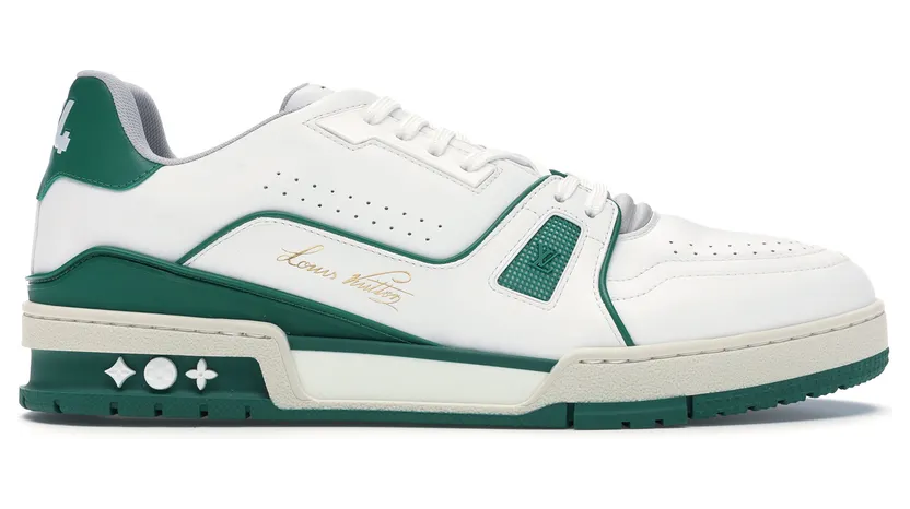 Louis Vuitton LV Trainer Sneaker Low White Green