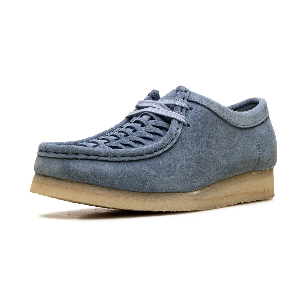 Clarks WALLABEE WEAVE “Powder Blue Suede” (26180614)