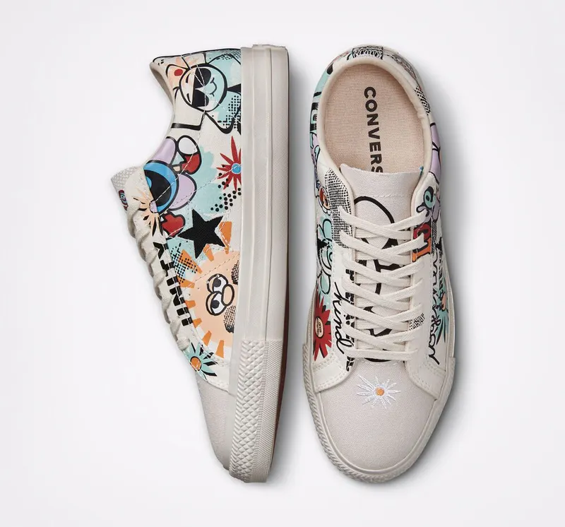 Converse One Star Floral Egret/multi/Black (172933C)