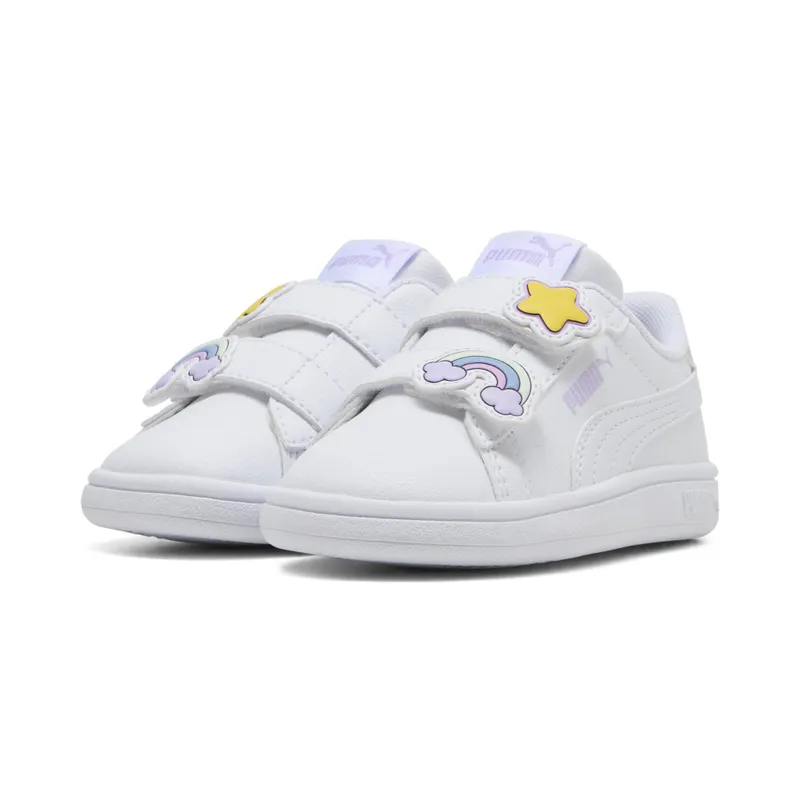 Puma Smash 3.0 Badges “Puma White / Light Lavender” (397287_10)