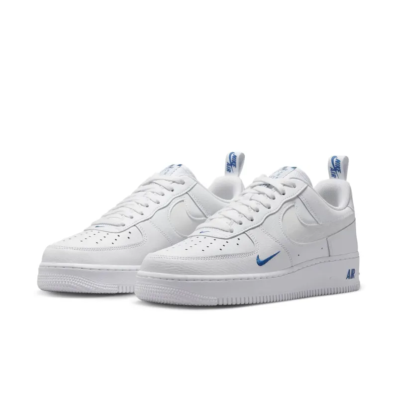 Nike Air Force 1 Low Reflective Swoosh White Blue (FB8971-100)