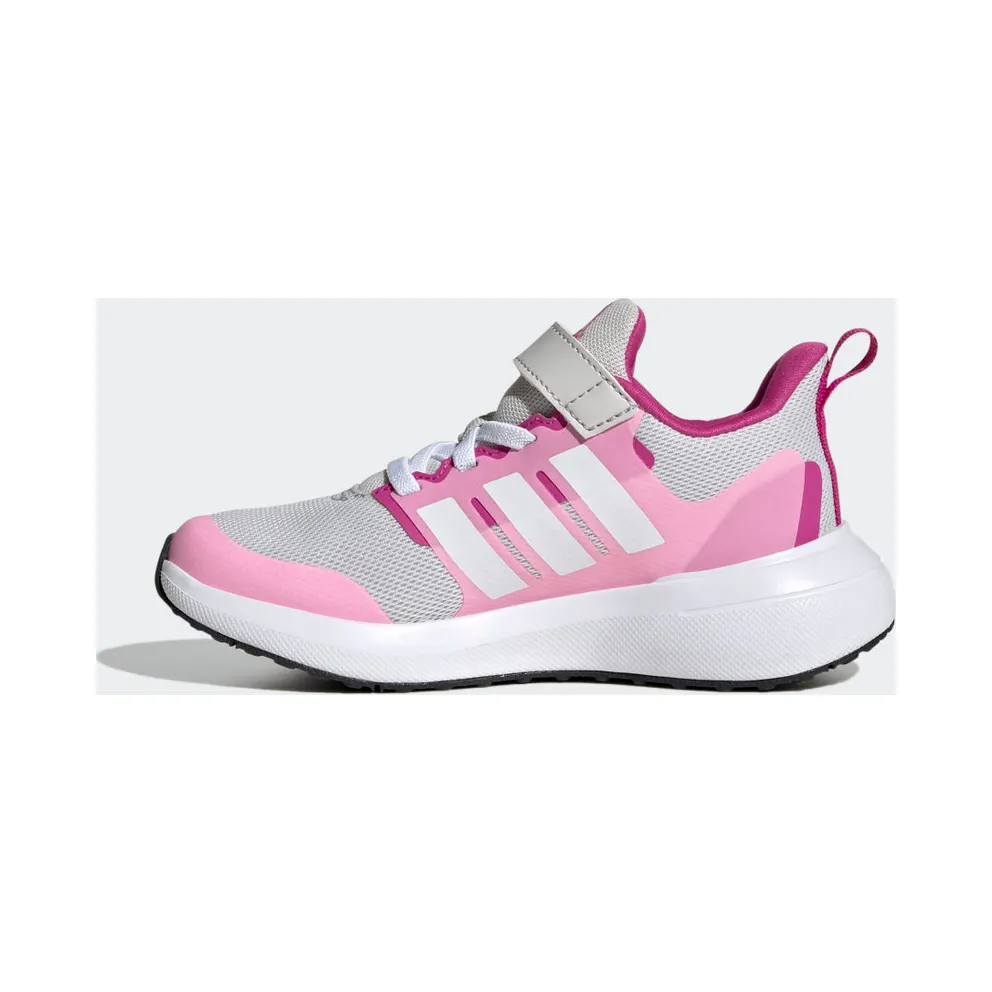 Adidas FortaRun 2.0 Cloudfoam Elastic Lace Top Strap Grey One / Cloud White / Beam Pink (HR0290)