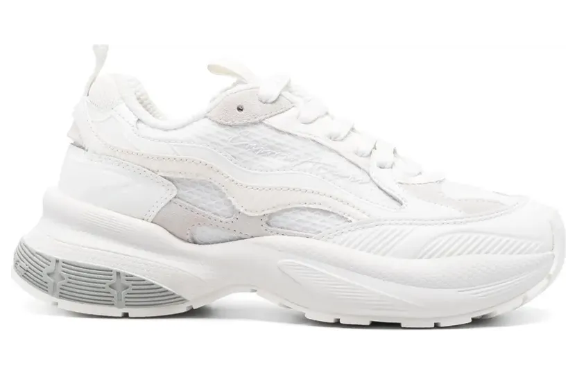 Emporio Armani Exclusive Pre leren sneakers – Wit (EW003056AF23366)