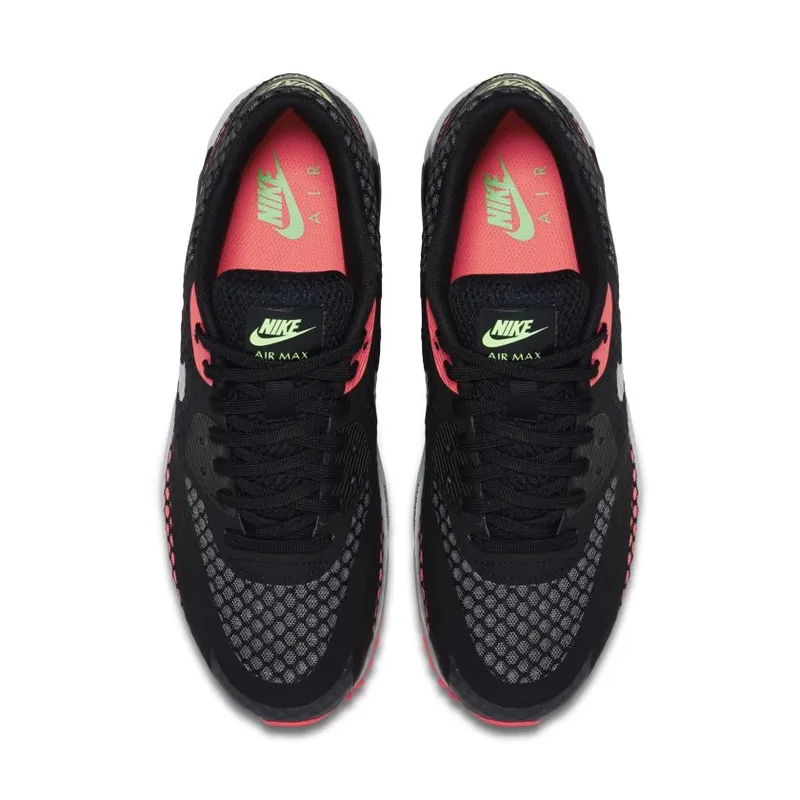 Nike Air Max Lunar 90 Black Silver Hot Lava (724078-002)