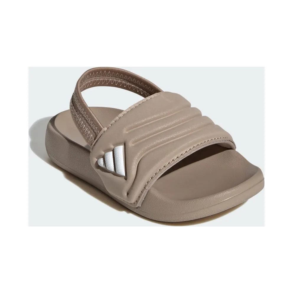 adidas Adilette Estrap 2.0 Slides Infants “Trace Khaki / Cloud White / Trace Khaki” (KZ9275)