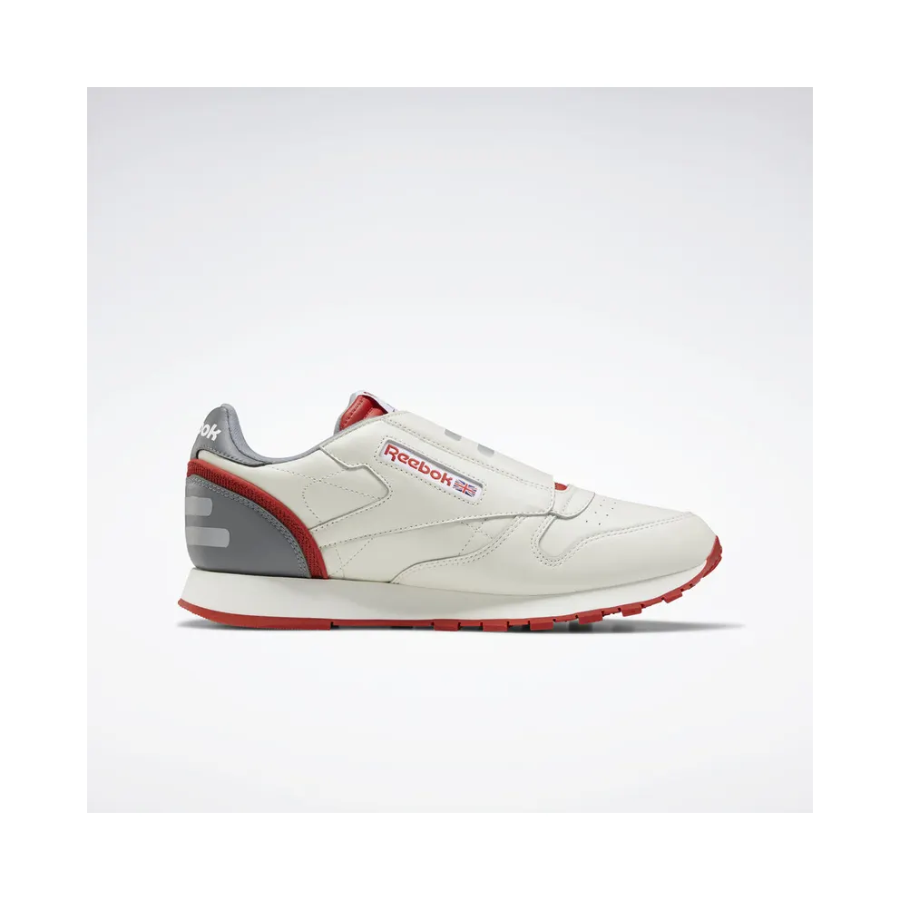 Reebok Classic Leather Stomper Chalk/Legacy Red/Pure Grey 6 (Other Brands Reebok)