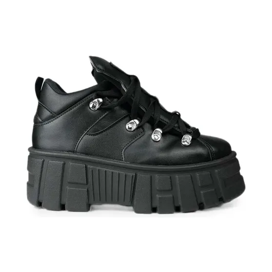 Altercore Logan platform lace-up “Black” (LOGANBLACK)