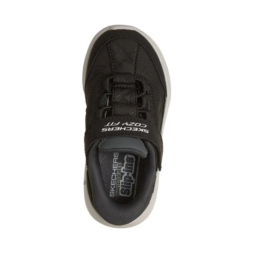 Skechers Slip-ins: Comfy Sprints “Cozy Fit Sneaker Black / White” (404210NBKW)