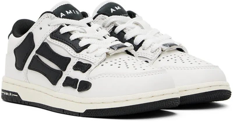 AMIRI Kids Black & White Skel (PF22KFS004-004)