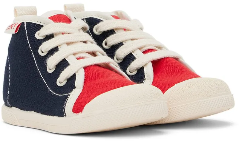 TINYCOTTONS Baby Navy Color Block Navy/Deep Red KB1 (AW22-362)