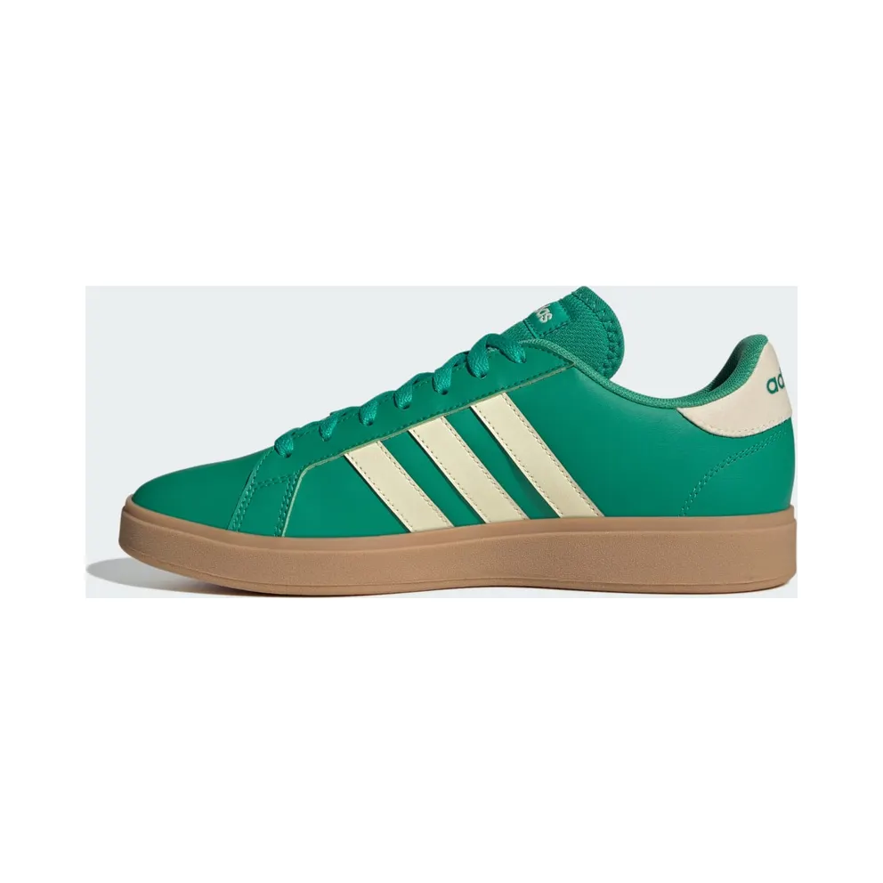 adidas Grand Court Td Lifestyle Court Casual “Court Green / Warm Vanilla / Gum” (JQ0528)