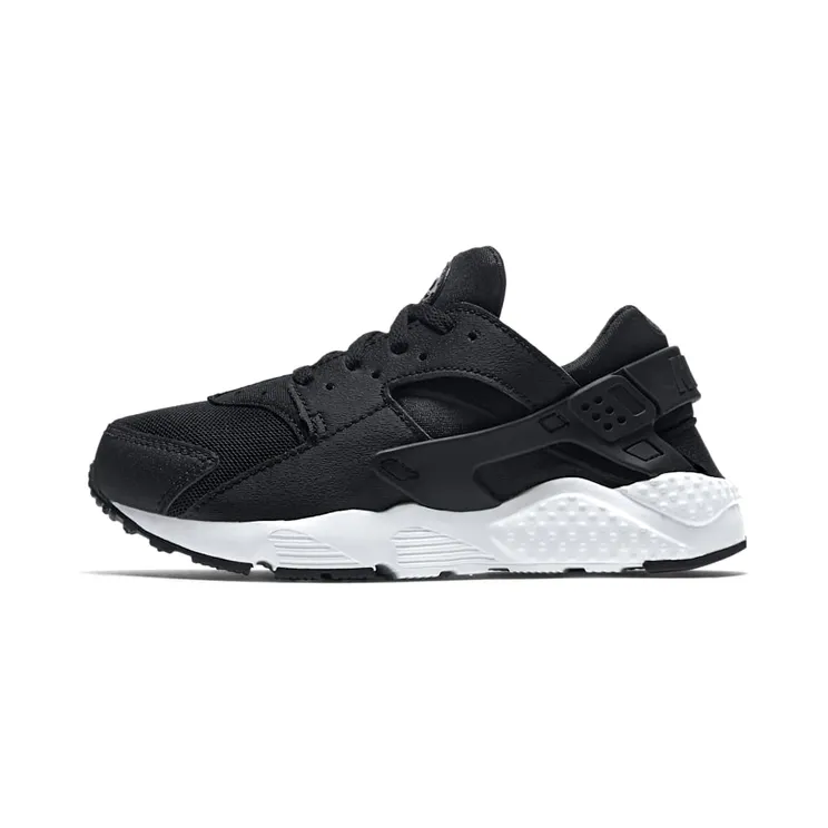 Nike Air Huarache Run Black White (PS) “Black / White” (704949-011)