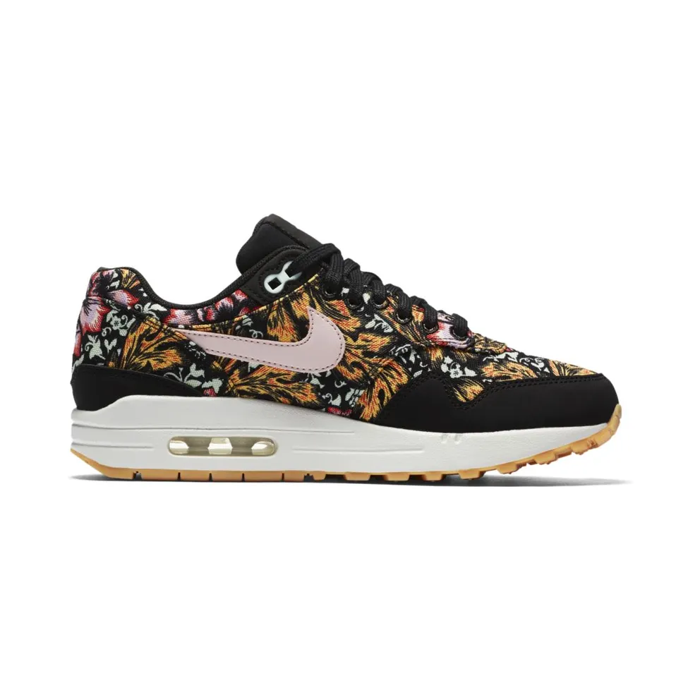 Nike Air Max 1 Spring Mix (W) Black/Silt Red-Summit White-Gum Yellow (633737-003)