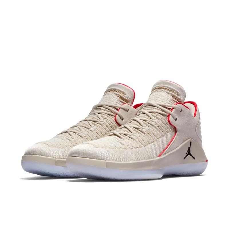 Jordan XXXII Low Gordon St. Light Bone/Black-Vachetta Tan-Infrared (AA1256-004)