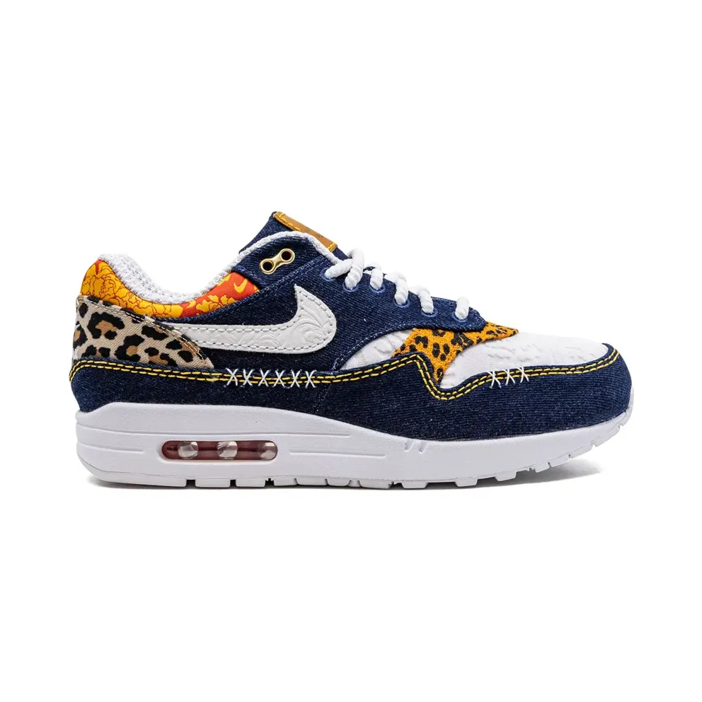 Nike Air Max 1 PRM Denim Leopard – Blue (FJ4452)