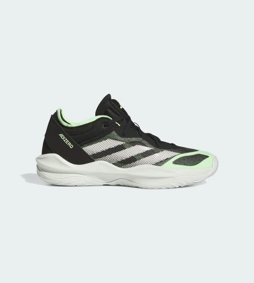 adidas Adizero Select 2.0 Low Core Black Cloud White Green Spark (IE7870)
