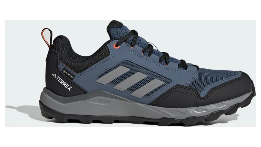 adidas Tracerocker 2 0 Gore Tex Trail Running Wonder Steel Grey Three Semi Impact Orange (JI1304)