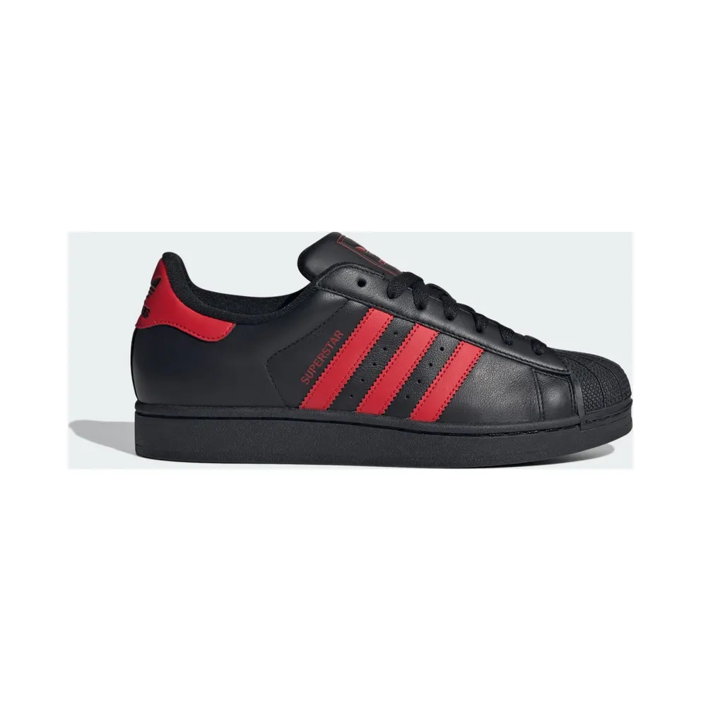 Adidas Superstar II Core Black / Better Scarlet / Core Black (IH4172)