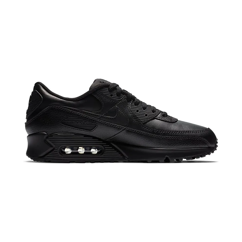 Nike Air Max 90 Leather Triple Black (2020) Black/Black-Black (CZ5594-001)