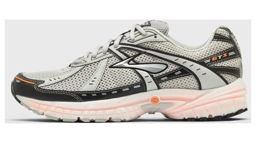 Brooks Adrenaline GTS Quiet Gray / Coral Rose / Black