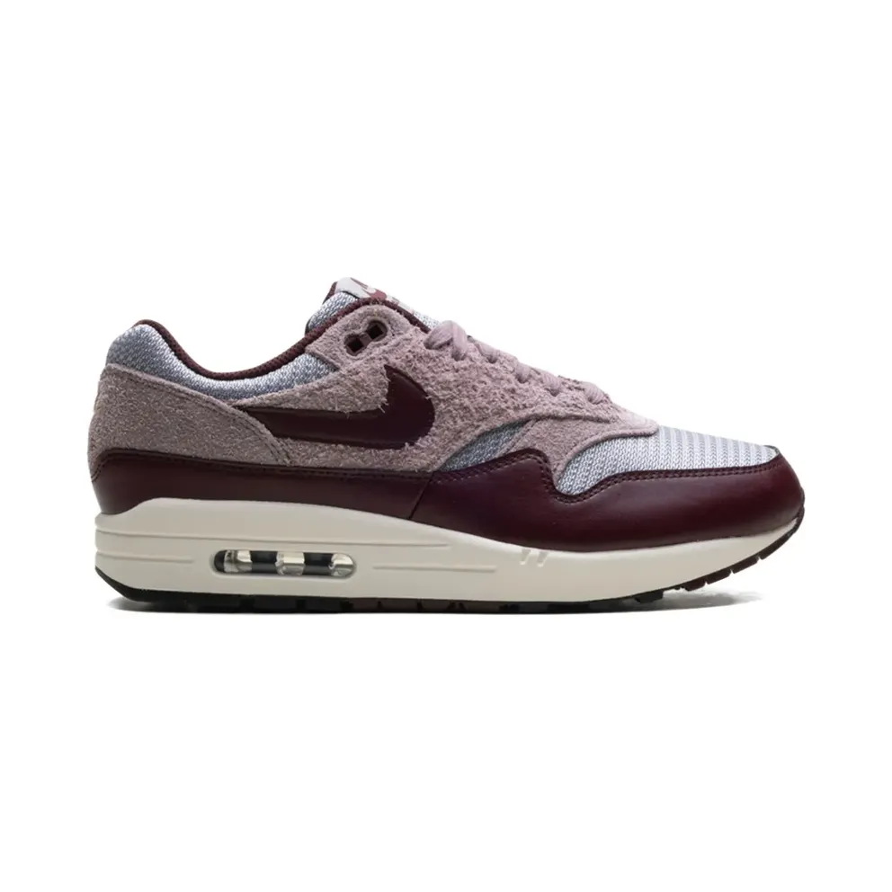 Nike Air Max 1 Essential Premium Cement Grey/Taupe Grey/Phantom/Burgundy Crush – Grey (FQ7327)