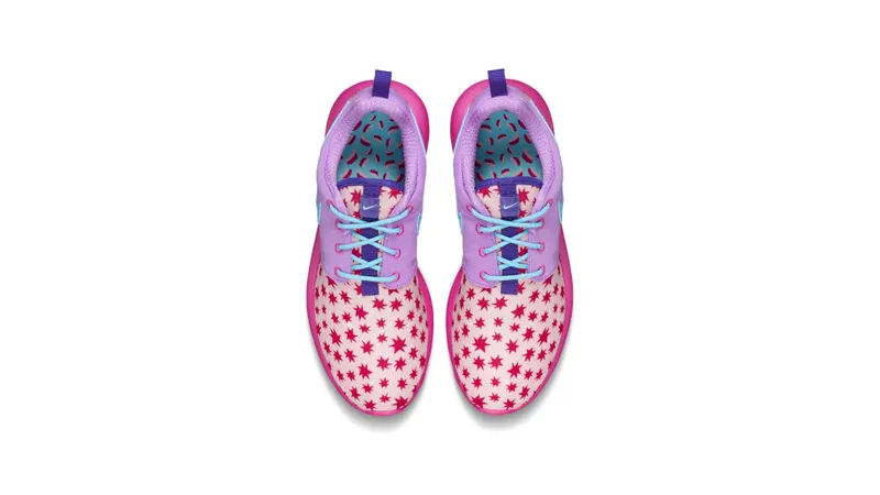 Nike Roshe One Print Prism Pink (GS) Prism Pink/Blue-Fuchsia (677784-604)