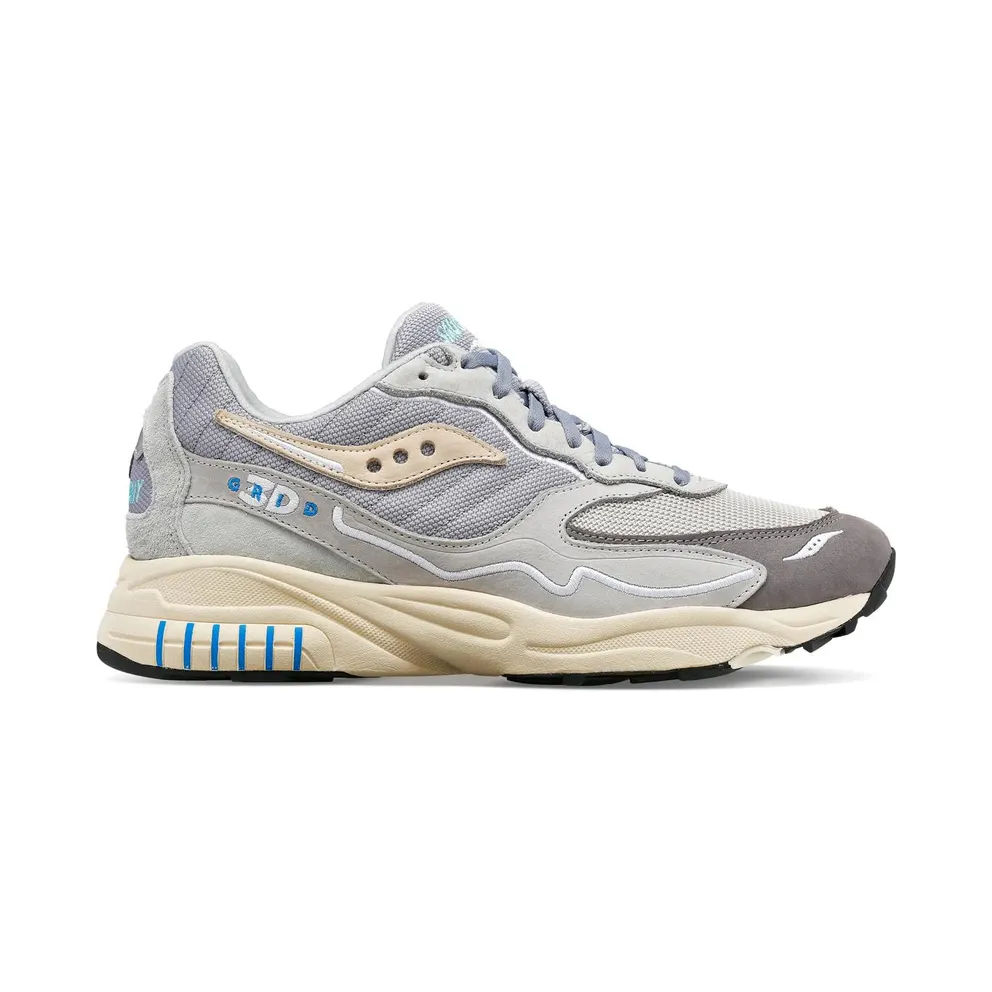 Saucony 3D Grid Hurricane Gray Cream (S70670-6)