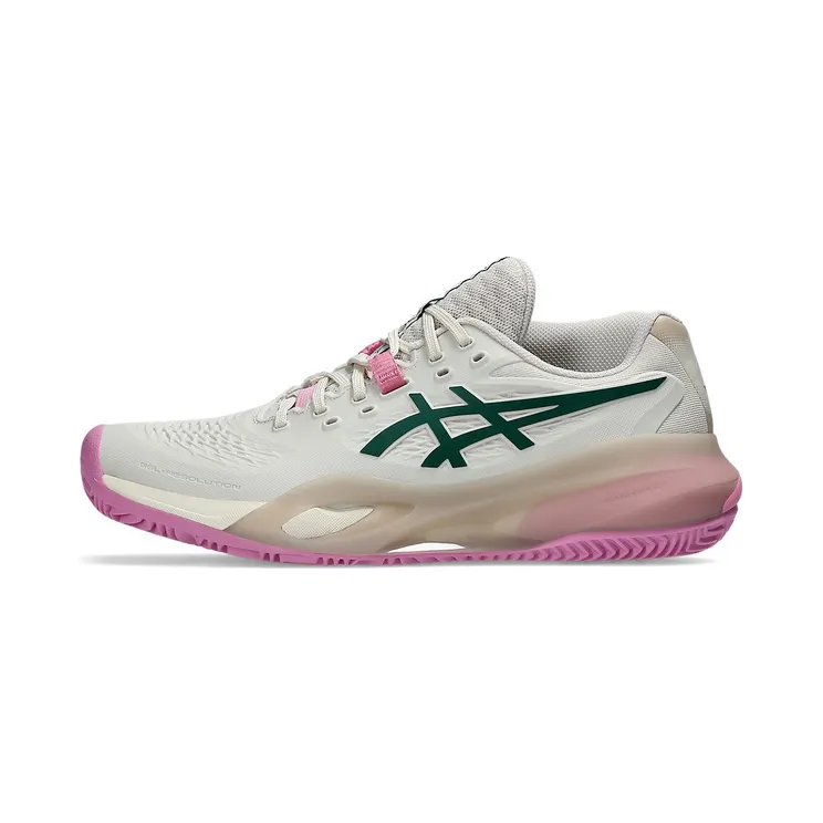 ASICS GEL-RESOLUTION X PADEL “Soft Oat / Jewel Green” (1042A285-250)