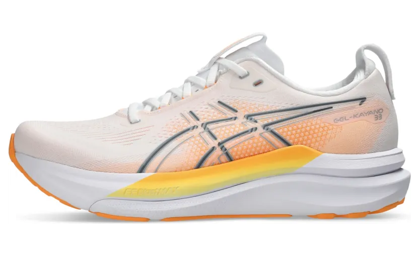 ASICS GEL-KAYANO 33 “White / Stadium Orange” (1011C167-101)