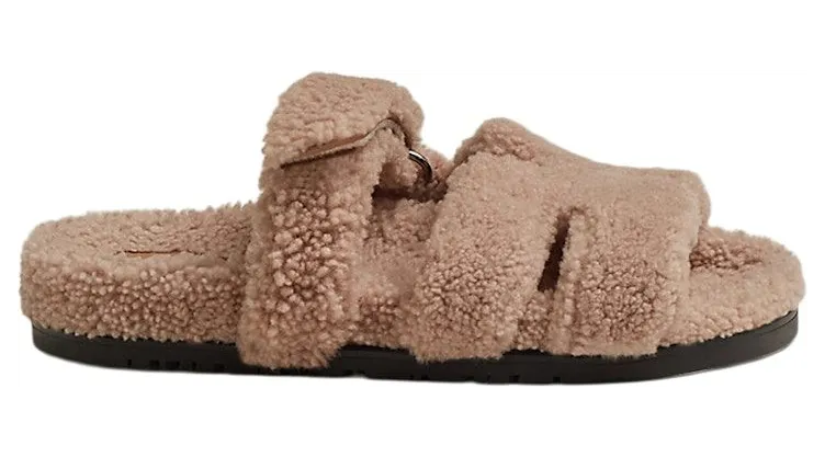 Hermes Chypre Sandal Pink Woolskin (H222196Z)