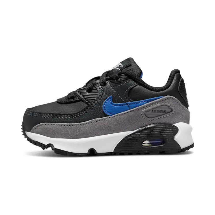 Nike Air Max 90 “Black / Smoke Grey / Anthracite / Medium Blue” (CD6868-018)