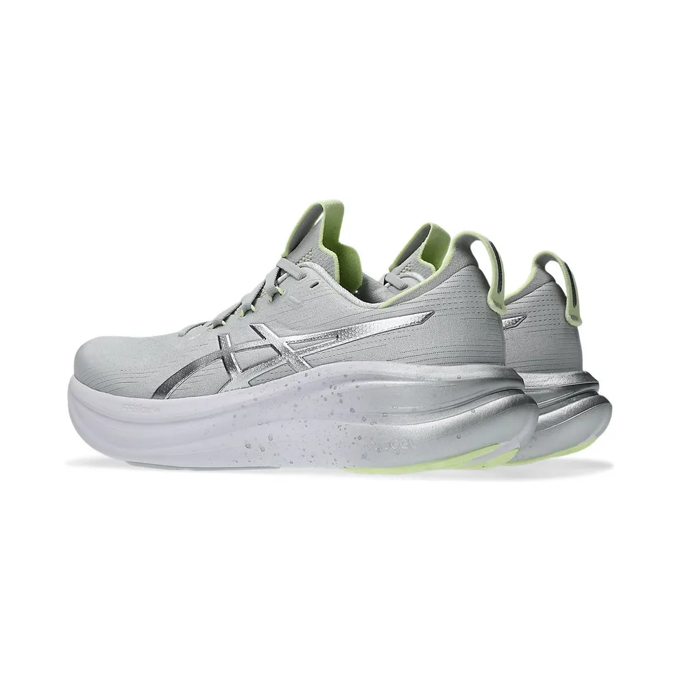 ASICS GEL-NIMBUS 28 PLATINUM “Platinum / Glow Green” (1011C310-020)