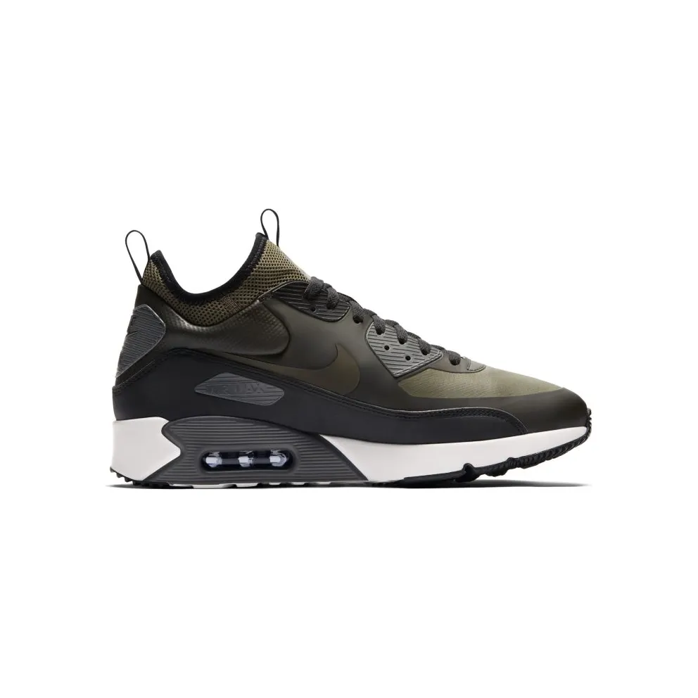 Nike Air Max 90 Ultra Mid Winter Sequoia Sequoia/Medium Olive-Black (924458-300)